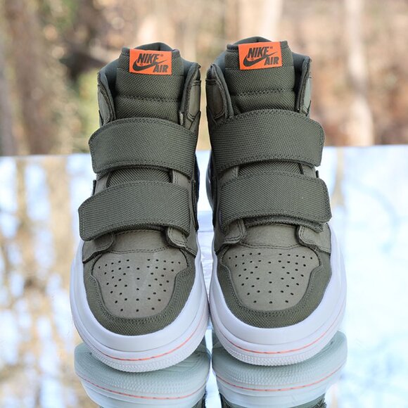 Jordan 1 Retro High Double Strap Olive Canvas - Picture 14 of 16